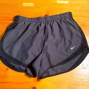 Black heathered Nike dry fit shorts large
